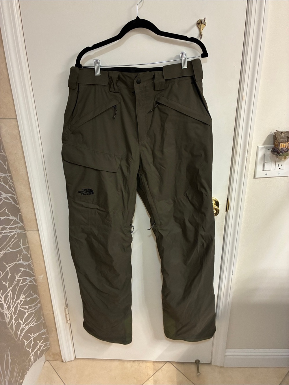 The North Face Men’s Olive Snow Pants-Sz Large/Long